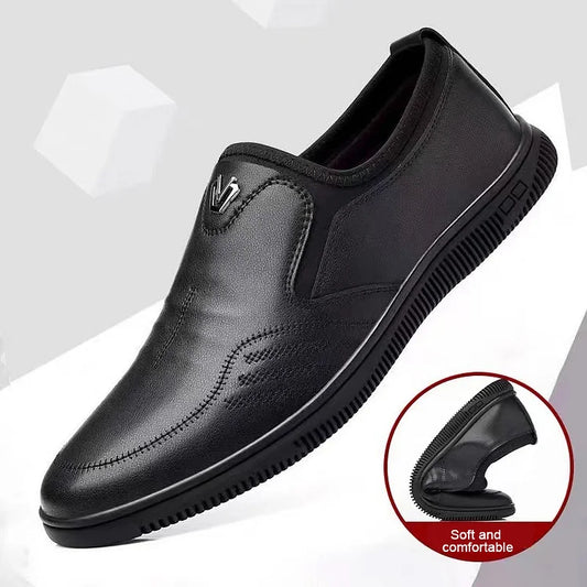 Casual Soft Sole Driving Leather Shoes